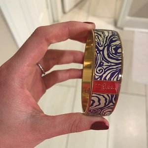 Lilly Pulitzer blue/white bangle